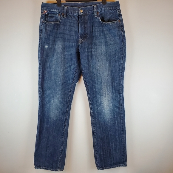 Ralph Lauren Denim & Supply Slouch Fit Straight Leg Denim Jeans Pants 36x30 Mens - Picture 2 of 14